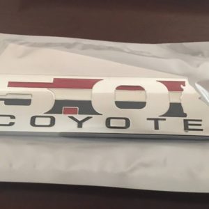 Coyote badge chrome